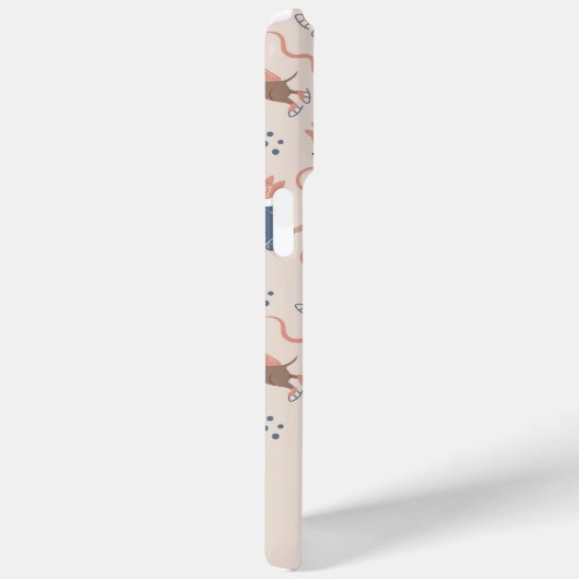 カスタマイズ可能な可愛いダシュント&テリア Case-Mate iPhoneケース (裏面 / 右)