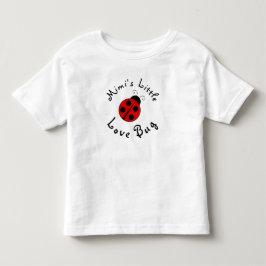 カスタマイズ可能な可愛いテントウムシのベビーボディスーツ Mimi's Little Love Bu トドラーTシャツ