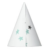 カスタマイズ可能な可愛い恐竜誕生日 パーティーハット (裏面)