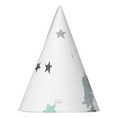 カスタマイズ可能な可愛い恐竜誕生日 パーティーハット (左)