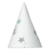 カスタマイズ可能な可愛い恐竜誕生日 パーティーハット (右)