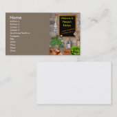 カスタマイズ可能な台所 名刺 (正面/裏面)