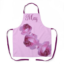 カスタマイズ可能な名かわいらし前5ピンクローズフローラboho