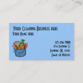 カスタマイズ可能な名刺のクリーニング 名刺 (裏面)