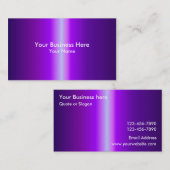 カスタマイズ可能な名刺のフェード（紫） 名刺 (正面/裏面)
