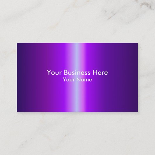 カスタマイズ可能な名刺のフェード（紫） 名刺 (正面)