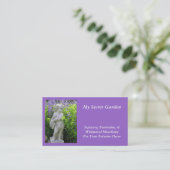 カスタマイズ可能な名刺彫像用庭 名刺 (スタンド正面)