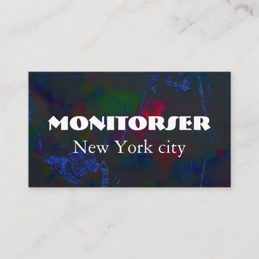 カスタマイズ可能な名刺 | モダン 名刺 (正面)