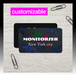 カスタマイズ可能な名刺 | モダン 名刺