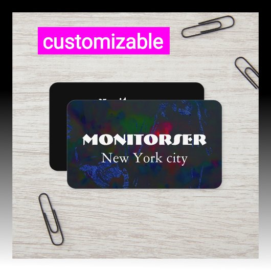 カスタマイズ可能な名刺 | モダン 名刺