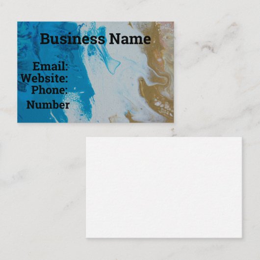 カスタマイズ可能な名刺 名刺 (正面/裏面)