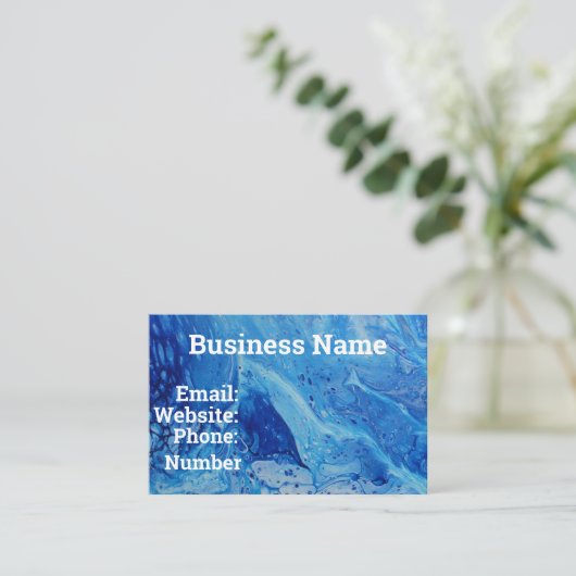 カスタマイズ可能な名刺 名刺 (スタンド正面)