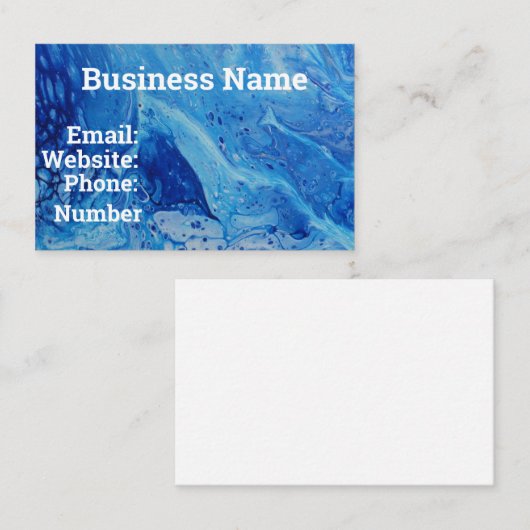 カスタマイズ可能な名刺 名刺 (正面/裏面)