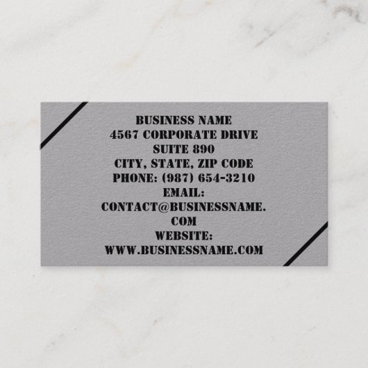 カスタマイズ可能な名刺 名刺 (正面)