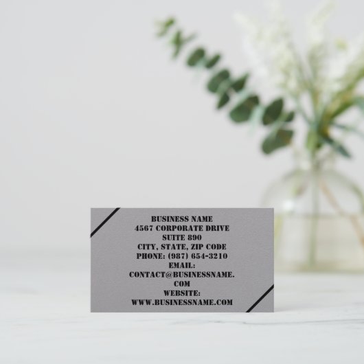 カスタマイズ可能な名刺 名刺 (スタンド正面)