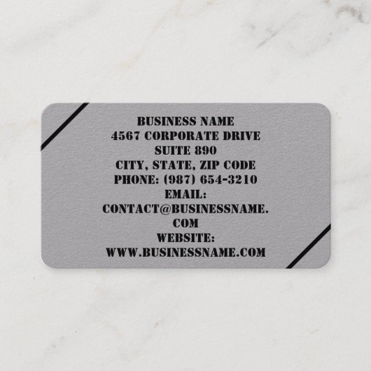 カスタマイズ可能な名刺 名刺 (正面)