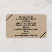 カスタマイズ可能な名刺 名刺 (正面)