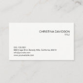 カスタマイズ可能な名刺、水彩画 名刺 (裏面)