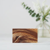 カスタマイズ可能な名刺、自然な木製の効果 名刺 (スタンド正面)