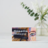 カスタマイズ可能な名刺# 9917 名刺 (スタンド正面)