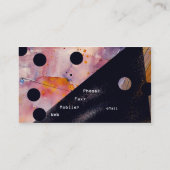 カスタマイズ可能な名刺# 9917 名刺 (裏面)