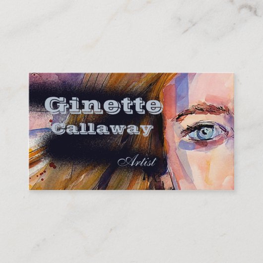 カスタマイズ可能な名刺# 9917 名刺 (正面)