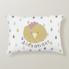 カスタマイズ可能な名前かわいい雛 アクセントクッション