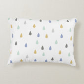 カスタマイズ可能な名前かわいい雛 アクセントクッション (裏面)