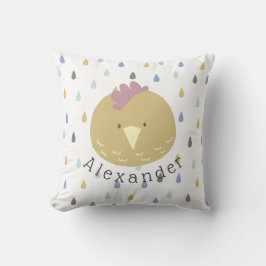 カスタマイズ可能な名前かわいい雛 クッション