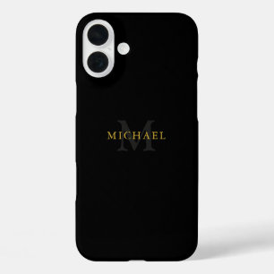 カスタマイズ可能な名前とイニシャル iPhone 16 PLUSケース