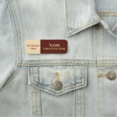 カスタマイズ可能な名前とタイトルバッジ 名札 (インサイチュ)