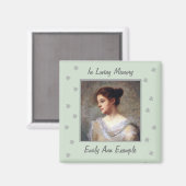 カスタマイズ可能な名前と写真の記憶 マグネット (正面/裏面)