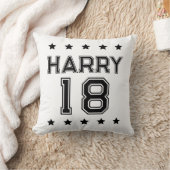 カスタマイズ可能な名前と番号の装飾用クッション – 個人 クッション (ブランケット)