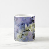 カスタマイズ可能な名前のSteph Hydrangeas Mug #2 コーヒーマグカップ (中央)