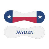 カスタマイズ可能な名前を持つテキサス州州のフラグ 野球ボール (パネル)