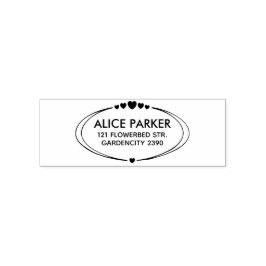 カスタマイズ可能な名前アドレス文字ラバースタンプ セルフインキングスタンプ