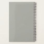 カスタマイズ可能な名前タグを持つボーイスカウトタイガークラブ プランナー手帳 (裏面)