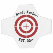 カスタマイズ可能な名前ターゲットプラクティスSoccerball サッカーボール (フラット)