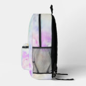 カスタマイズ可能な名前パステル絞り染めBackpack プリントバックパック (右)