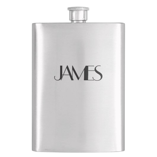 カスタマイズ可能な名前フラスコ フラスク (正面)