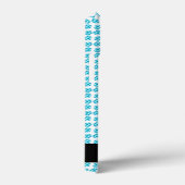 カスタマイズ可能な名前ブルーパールパターン Case-Mate iPhoneケース (裏面 / 右)