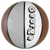 カスタマイズ可能な名前付きバスケットボール バスケットボール (縦)