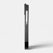 カスタマイズ可能な名前抽象芸術グリッドテクスチャ Case-Mate iPhoneケース (裏面 / 左)