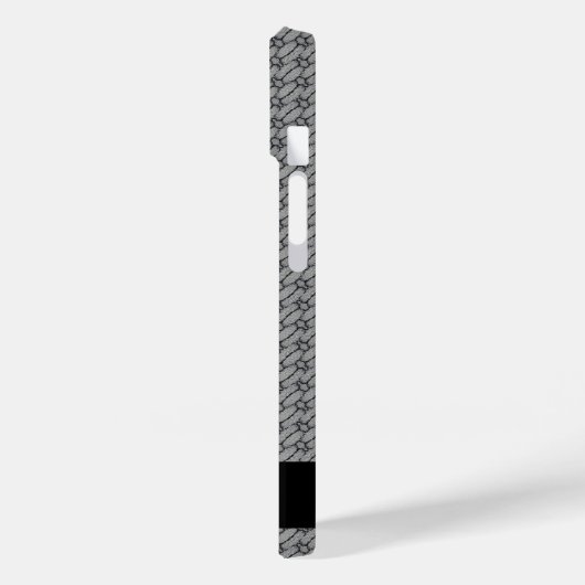 カスタマイズ可能な名前抽象芸術コンクリートパターン Case-Mate iPhoneケース (裏面 / 左)