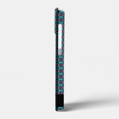 カスタマイズ可能な名前抽象芸術煙のシームレスなパターン Case-Mate iPhoneケース (裏面 / 左)