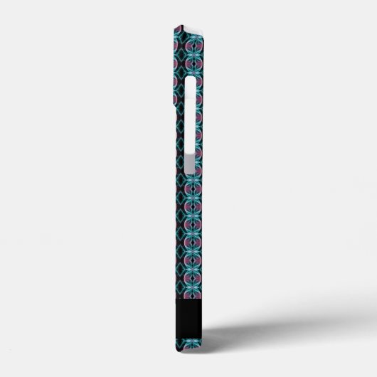 カスタマイズ可能な名前抽象芸術煙のシームレスなパターン Case-Mate iPhoneケース (裏面 / 左)