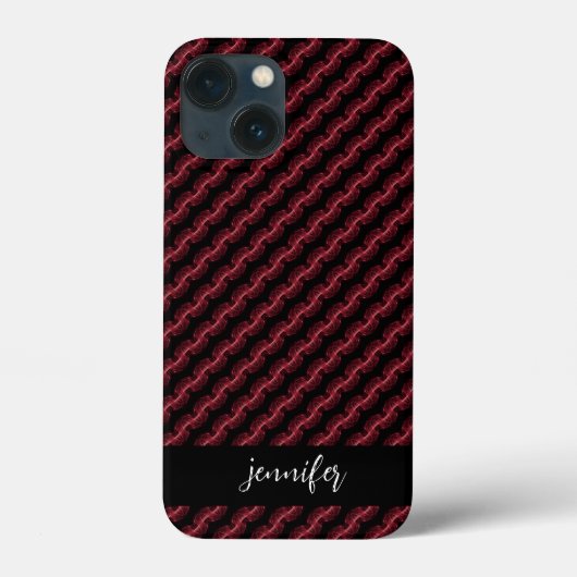 カスタマイズ可能な名前抽象芸術煙パターン Case-Mate iPhoneケース (裏面)