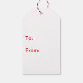 カスタマイズ可能な名前 ギフトタグ (裏面)