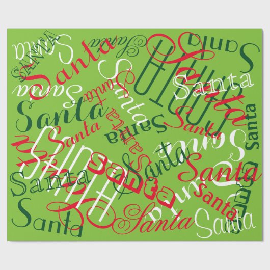 カスタマイズ可能な名前 ラッピングペーパー (フラット)