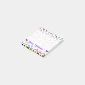 カスタマイズ可能な名前; 多くのカラフルの円のノート ポストイット (アングル)